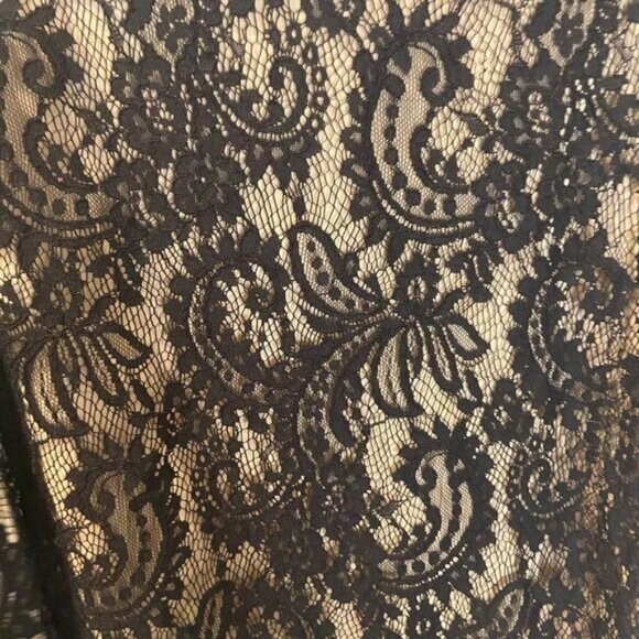 Women's‎ Lace Cold-Shoulder Long-sleeved Sheer Top - Picture 5 of 6